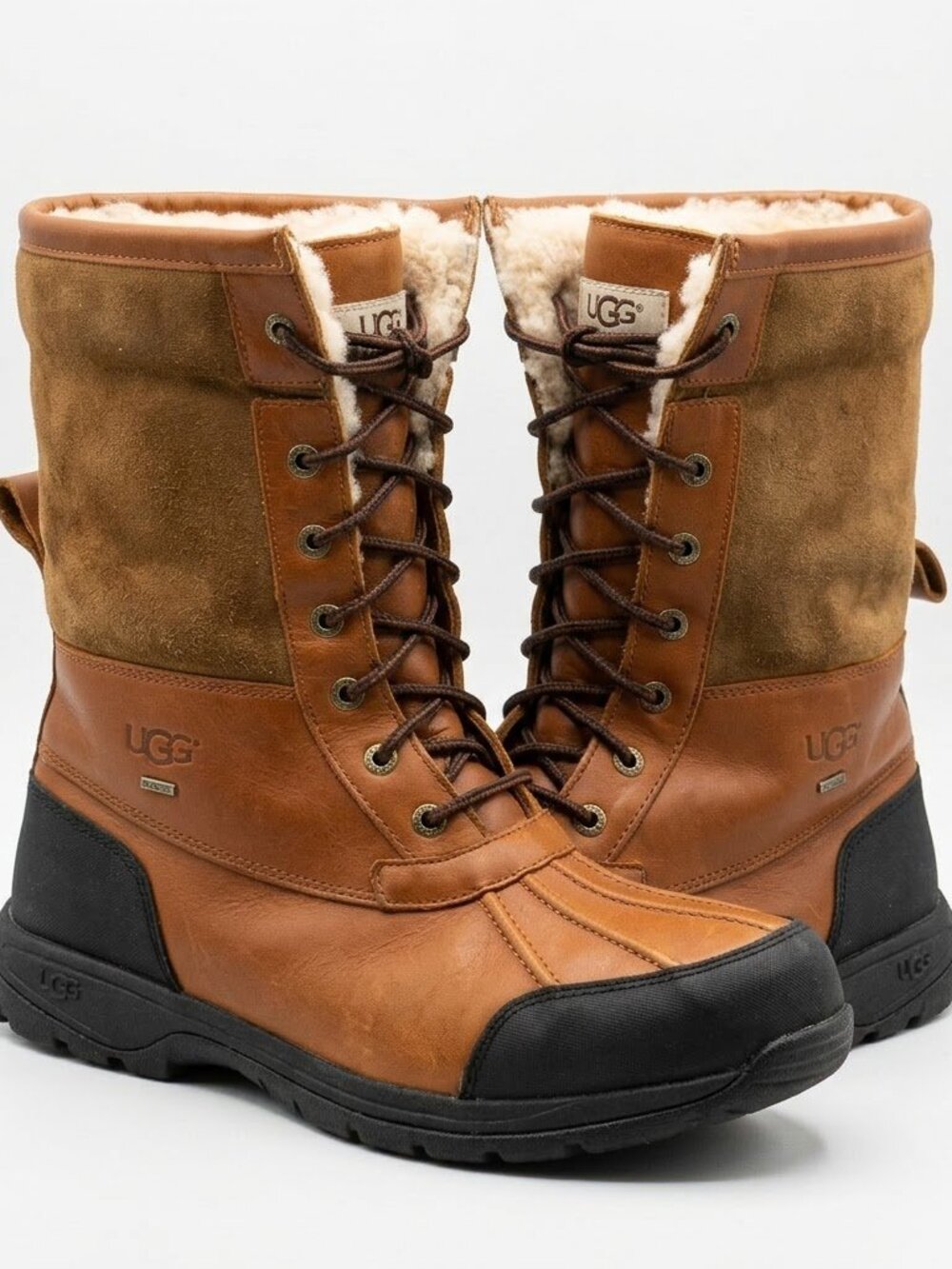 UGG Australia Adirondack Waterproof Leather Winter Boots Men’s Size 13 Vibram